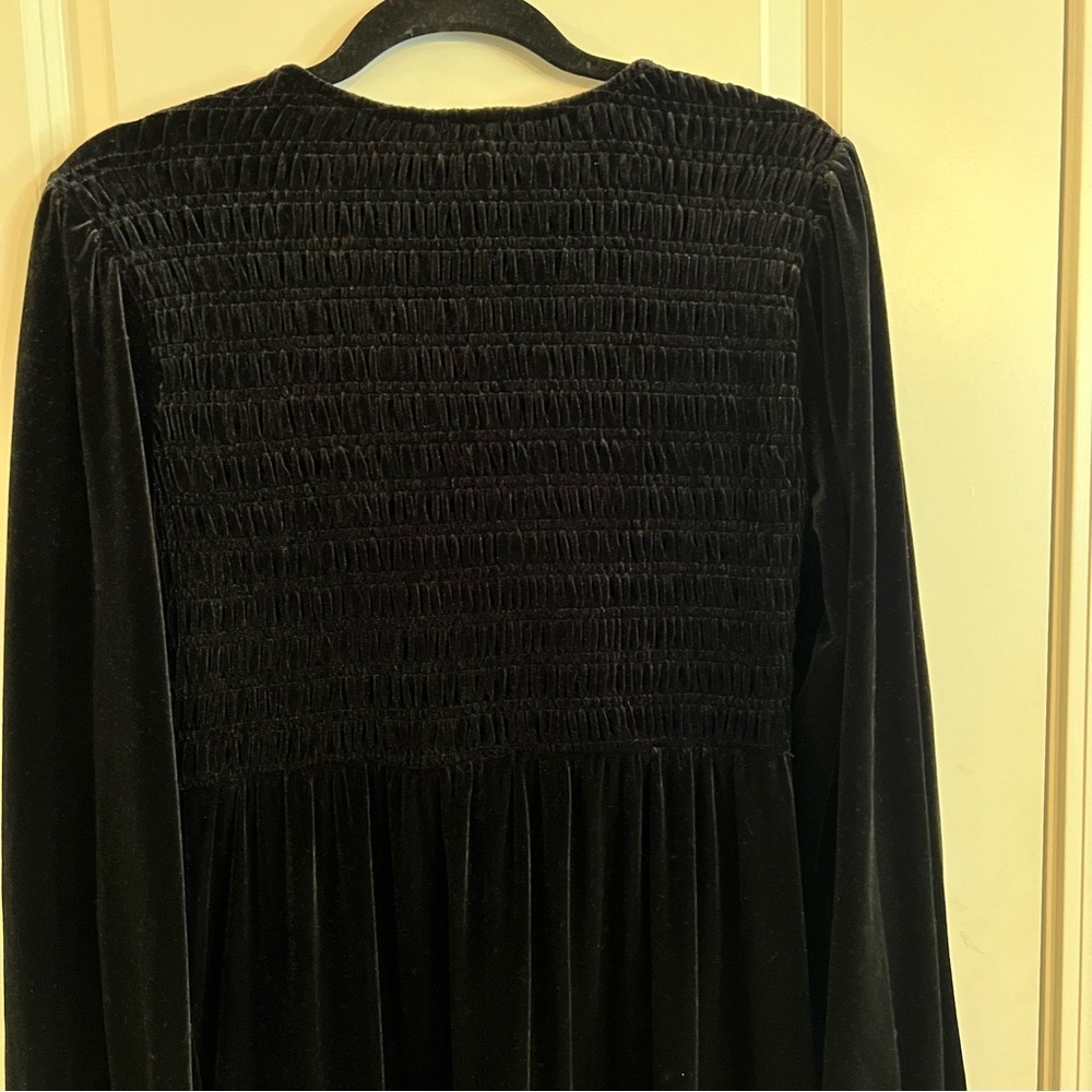 💕Final sale JODIFL Black Maxi Dress Velvet - Picture 5 of 9